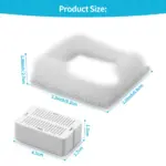 Pet Water Fountain Replacement Filter - 8 Pack