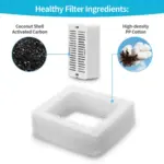 Pet Water Fountain Replacement Filter - 8 Pack