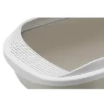 Moderna Comfy Step Cat Litter Tray, Warm Grey