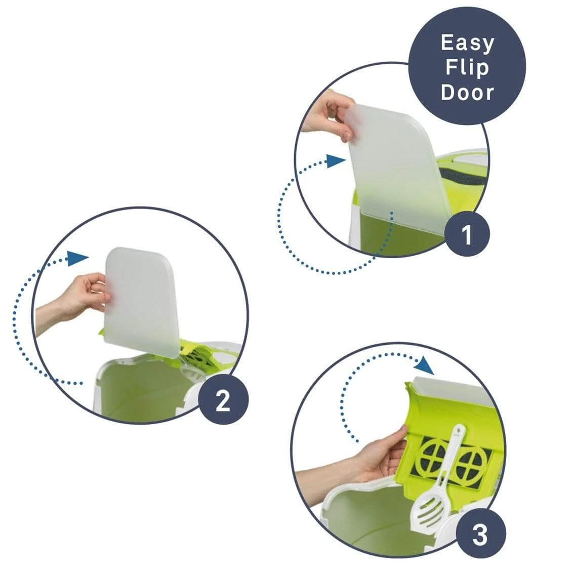 moderna-litter-box-moderna-flip-cat-enclosed-cat-litter-box-blueberry-19306380485_2000x Moderna Flip Cat Enclosed Cat Litter Box, Blueberry