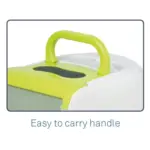 Moderna Flip Cat Enclosed Cat Litter Box, Blueberry