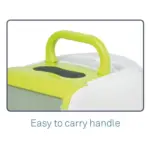 Moderna Flip Cat Enclosed Cat Litter Box, Warm Grey