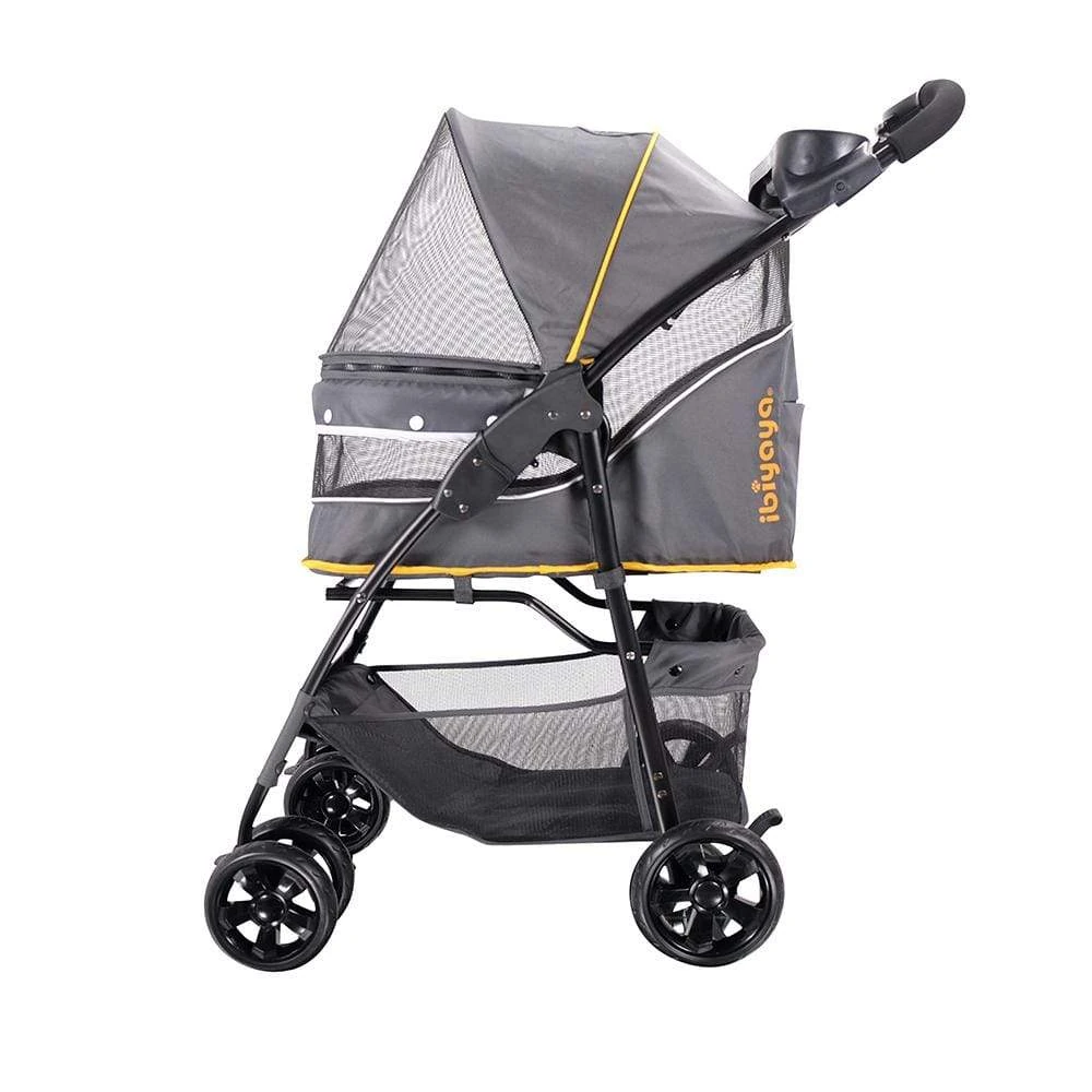 product_image_1761120417 Ibiyaya Cloud 9 Pet Stroller for Dogs & Cats, Mustard Yellow
