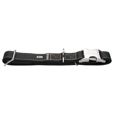 product_image_1761134425 Hunter Cannes Alu-Strong Leather Dog Collar Clasp Buckle, Black