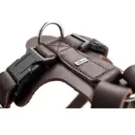 Hunter Aalborg Soft Genuine Leather Dog Harness, Black