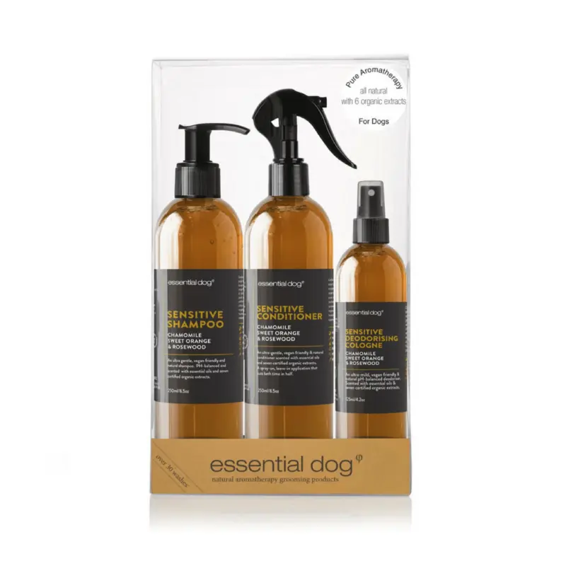 Sensitive Dog Grooming Gift Pack | Shampoo, Conditioner & Deodoriser