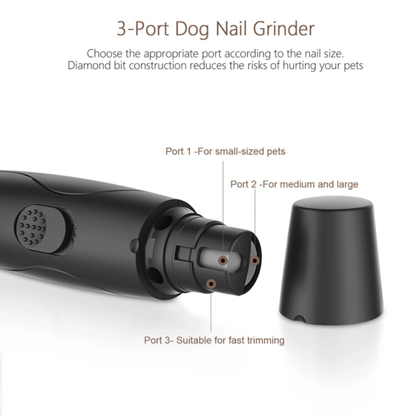 product_image_1761146958 Elspet Pet Nail Grinder - USB Rechargeable