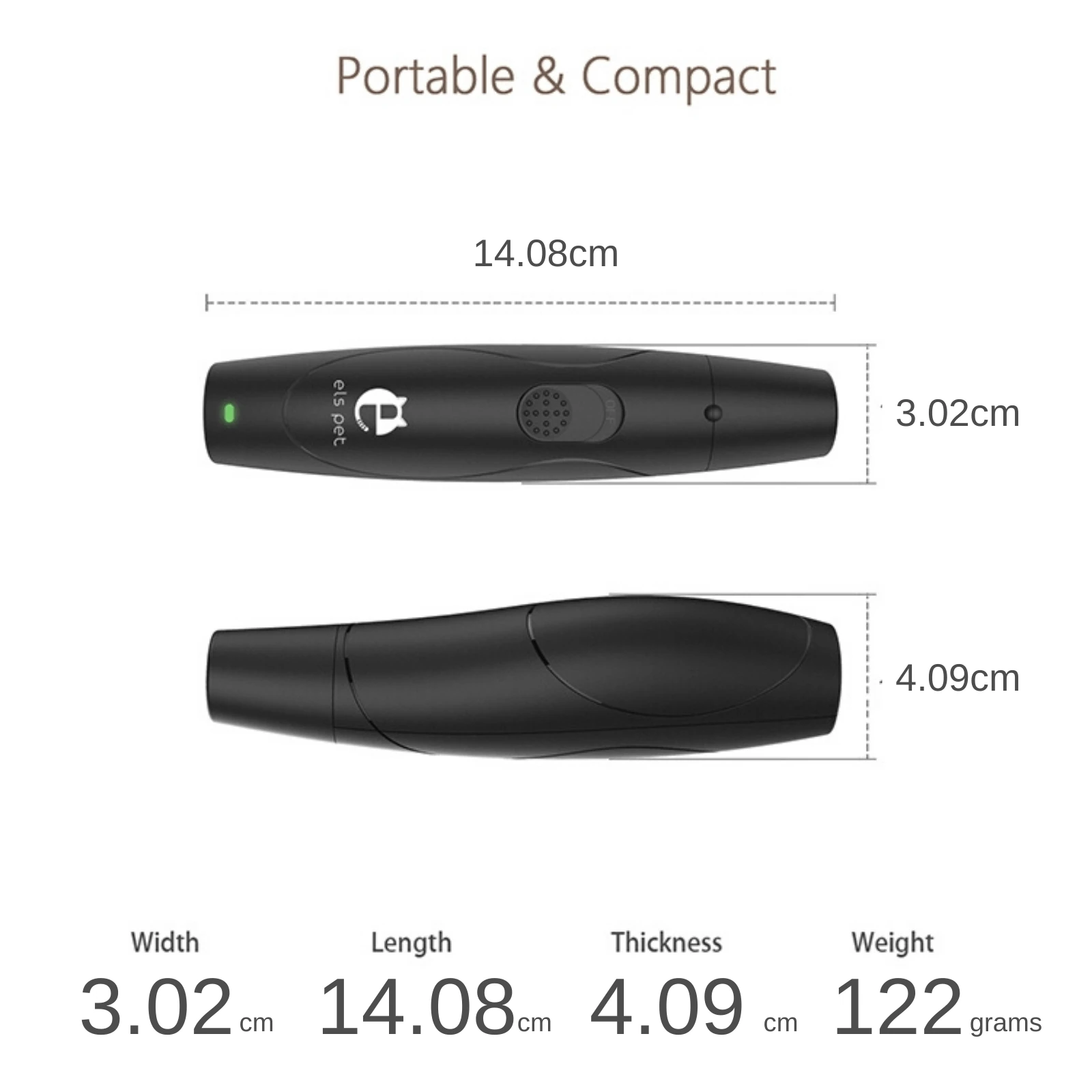 product_image_1761146968 Elspet Pet Nail Grinder - USB Rechargeable