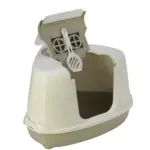 Moderna Flip Cat Corner Enclosed Cat Litter Box