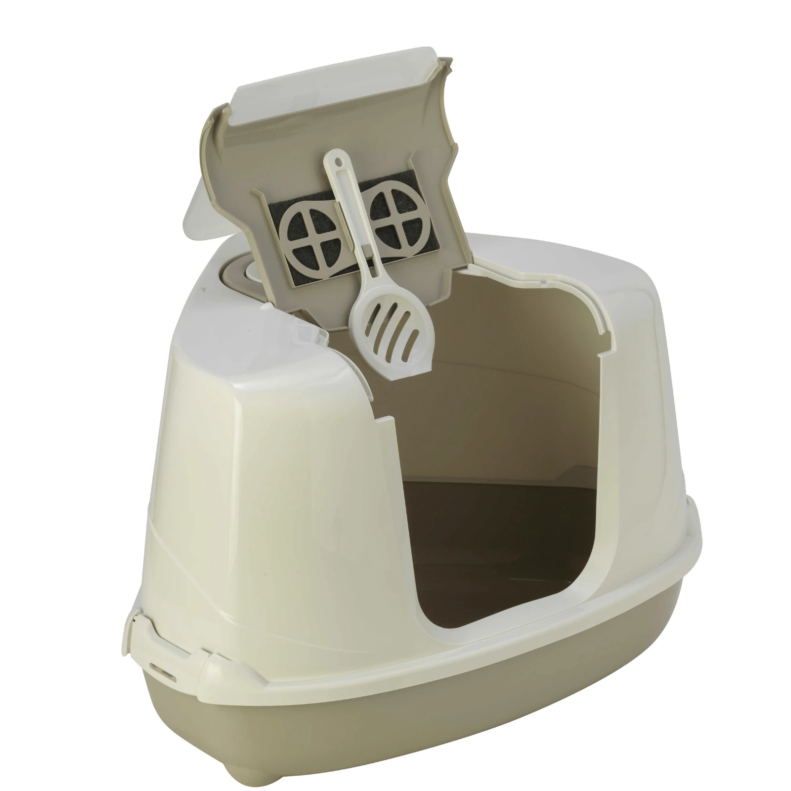product_image_1761184804 Moderna Flip Cat Corner Enclosed Cat Litter Box