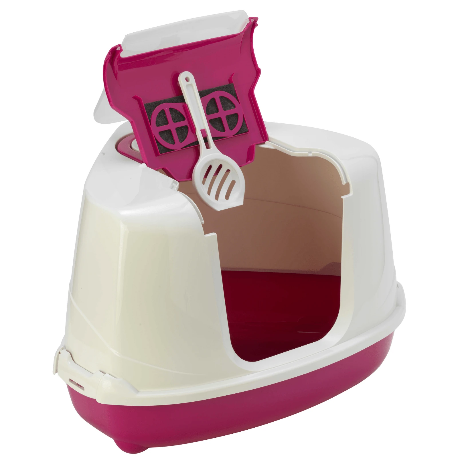 product_image_1761184808 Moderna Flip Cat Corner Enclosed Cat Litter Box