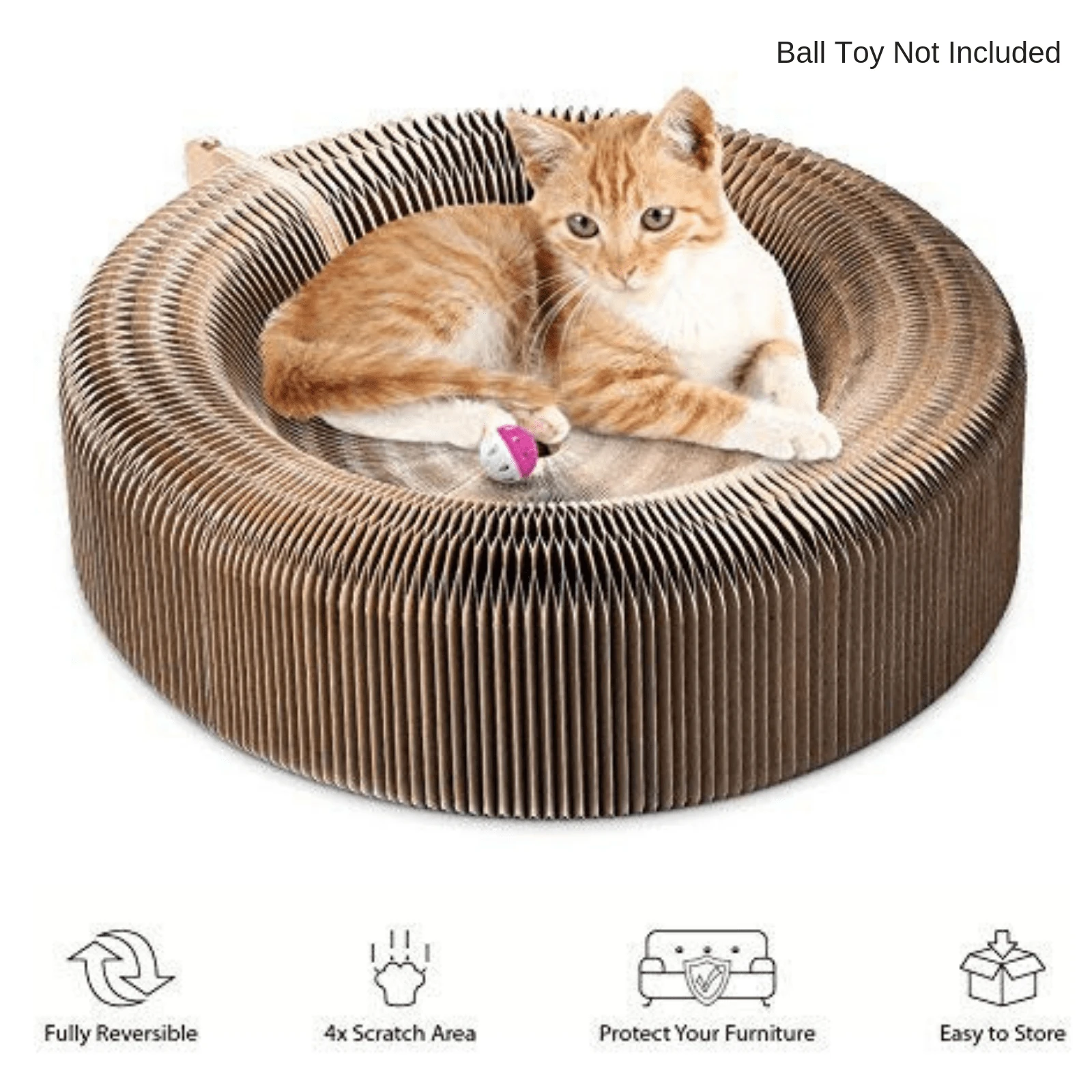 product_image_1761190913 Cat Scratcher Collapsible Lounge Bed