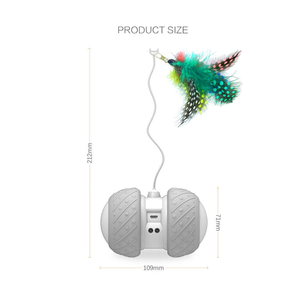 s-l1600_6_2000x Bentopal Smart Wheel Feather Self Rolling Cat Toy