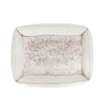 Orthopedic Dog Lounger Bed, Aspen Faux Fur