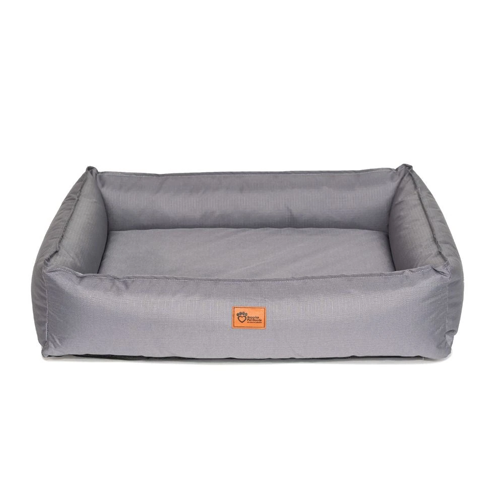 spgdlr-main_2000x Ripstop Dog Lounger Bed, Steel Grey